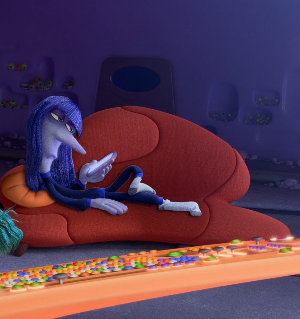 Personagem "Tédio" de Divertida Mente 2