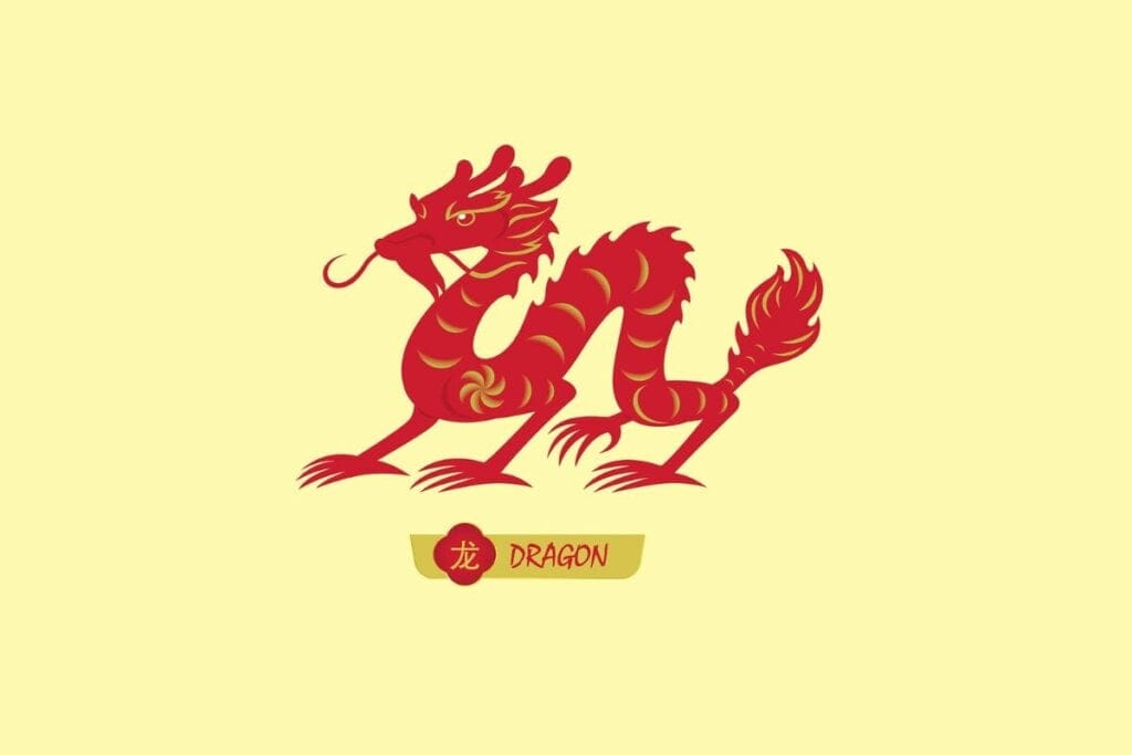 Ilustração do signo de Dragão